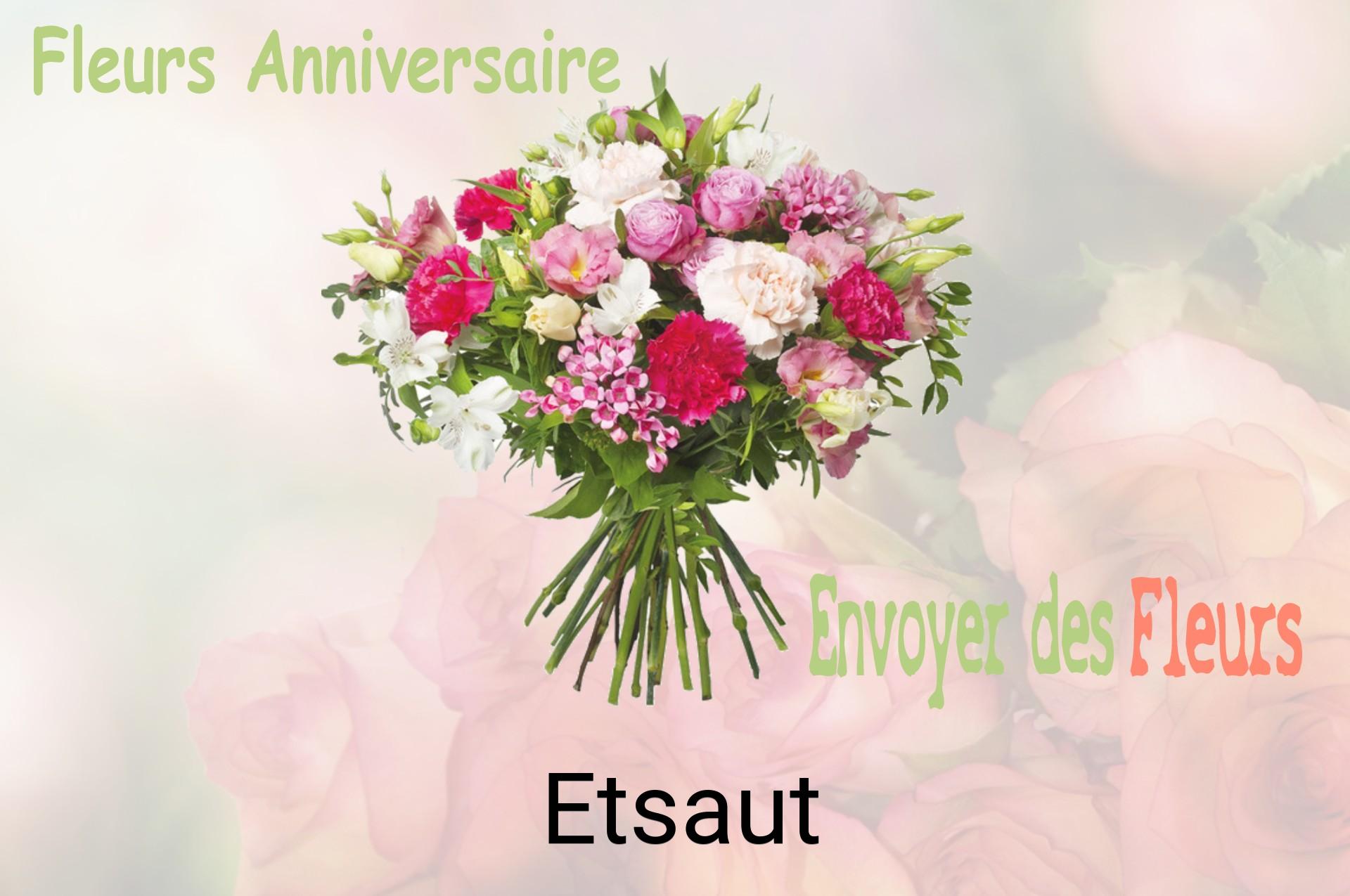 Bouquet de fleurs d’anniversaire livré à Etsaut