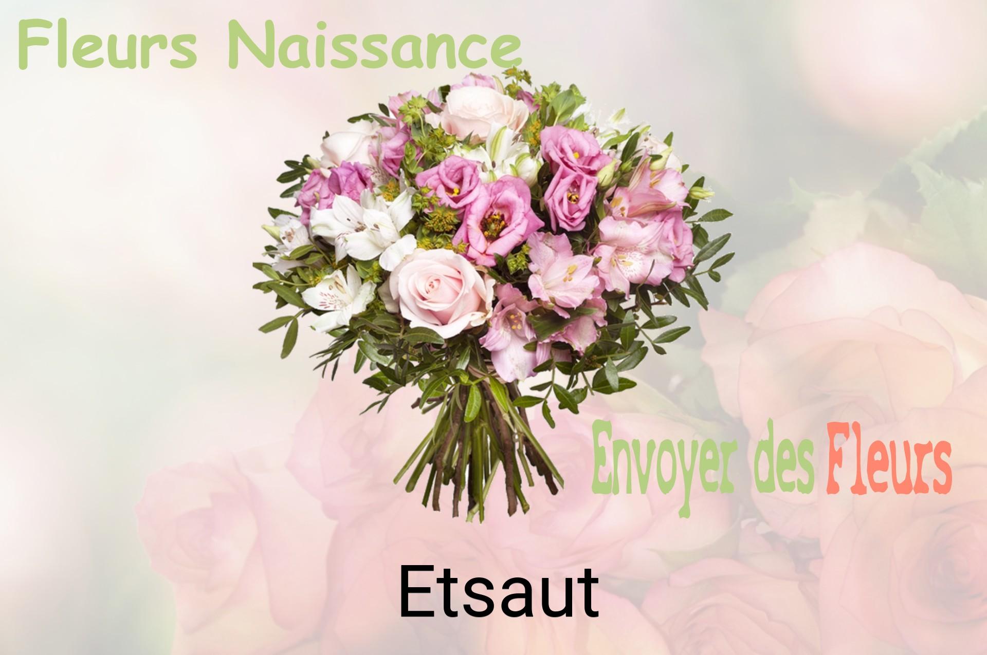 Bouquet de fleurs de naissance livré à Etsaut